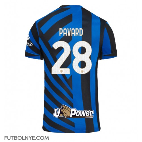 Camiseta Inter Milan Benjamin Pavard #28 Primera Equipación 2024-25 manga corta